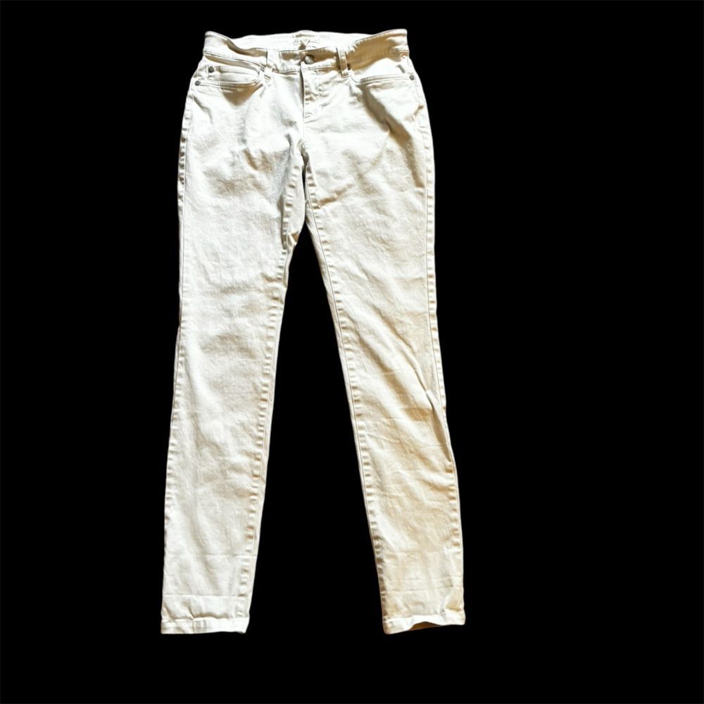 Eileen Fisher White Skinny Jeans | Sz. 4 | EUC | Comfortable and Classic